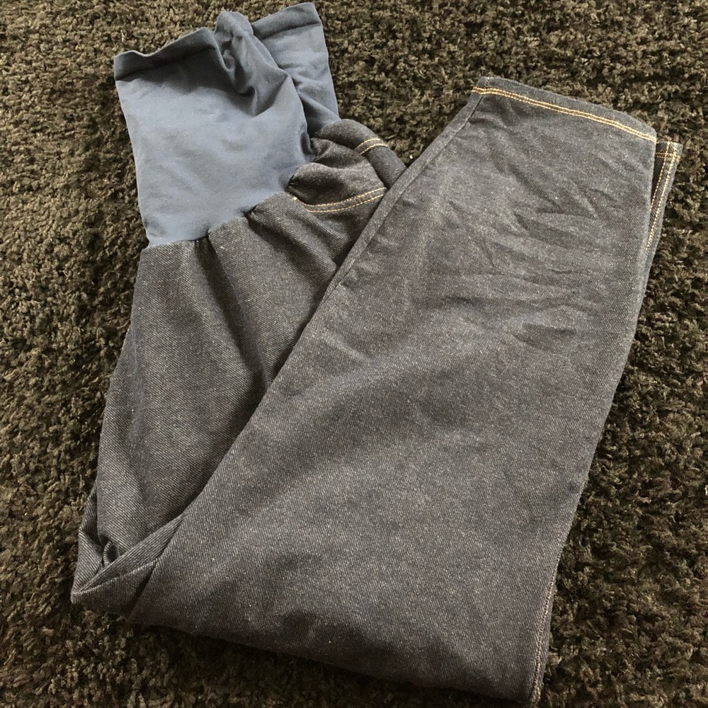 Plus size maternity skinny jeans 3X